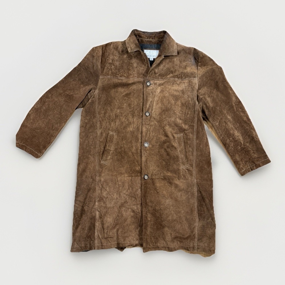 Vintage Wilsons Leather  M. Julian Mens Suede Leather Jacket Car Coat Sz XL